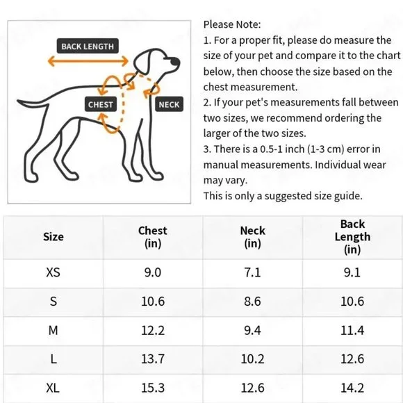 NWT Dog/Cat Flannel Jackets - Picture 7 of 8